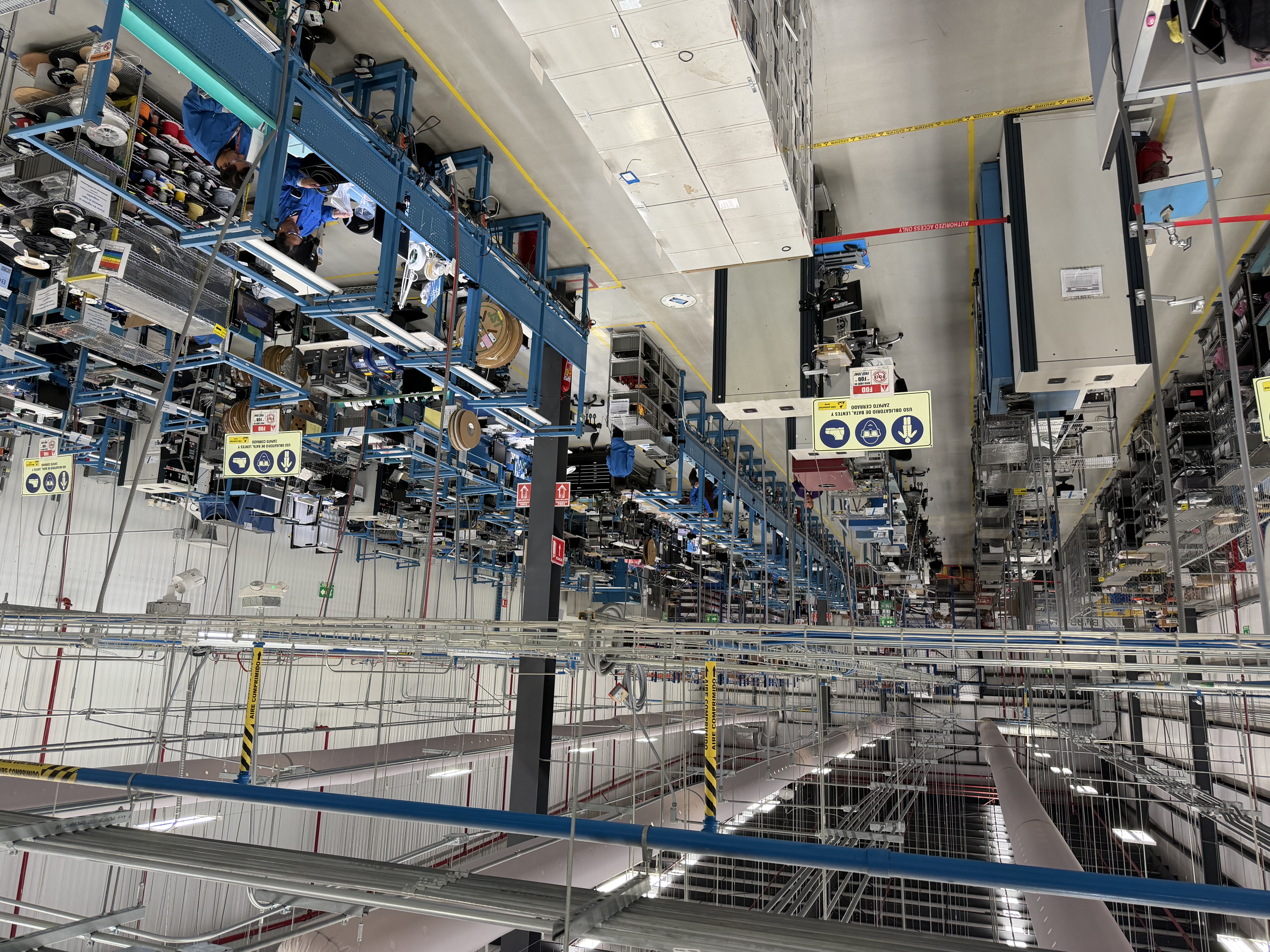 Production floor overview